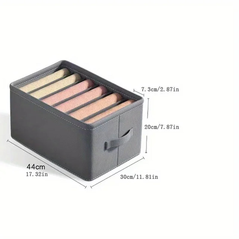 1Pc 6/7/9 Grids Clothes Storage Box Shirt Storage Box Compartment Storage Box Closet Organizer Home Storage Organization