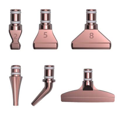 13 Pieces Rose Gold Metal Diamond Painting Tool Pen Heads Cross Stitch Replacement Craft