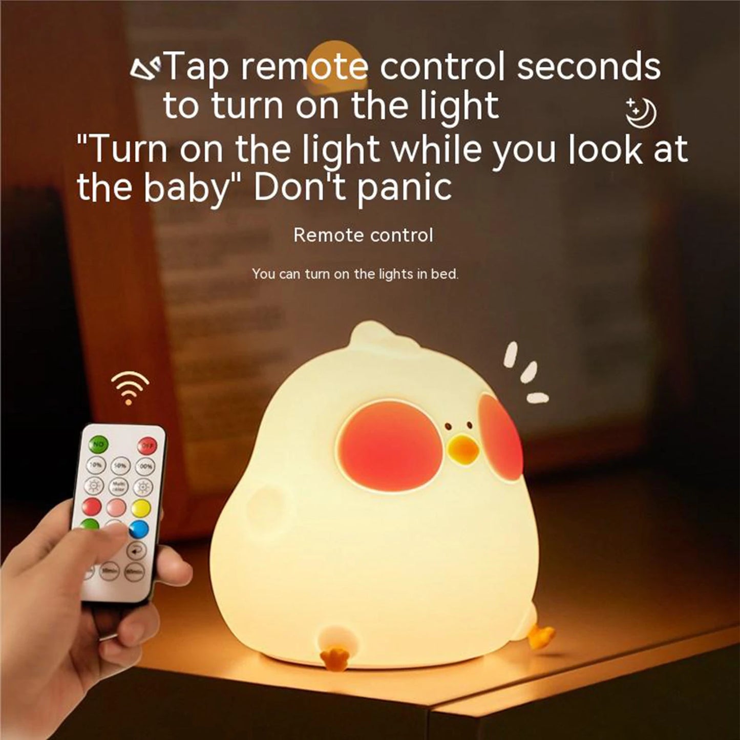 Cute Night Light for Kids Room Cartoon Silicone Led Night Light Dog Cat Deer Bear Duck Rechargeable USB Lamp Children Gift