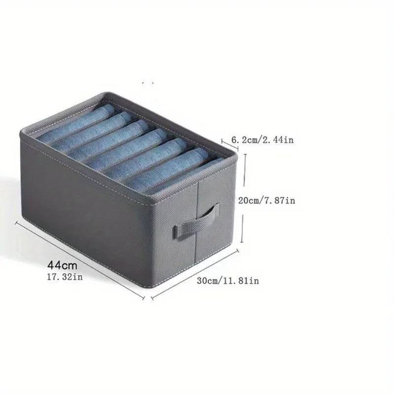 1Pc 6/7/9 Grids Clothes Storage Box Shirt Storage Box Compartment Storage Box Closet Organizer Home Storage Organization