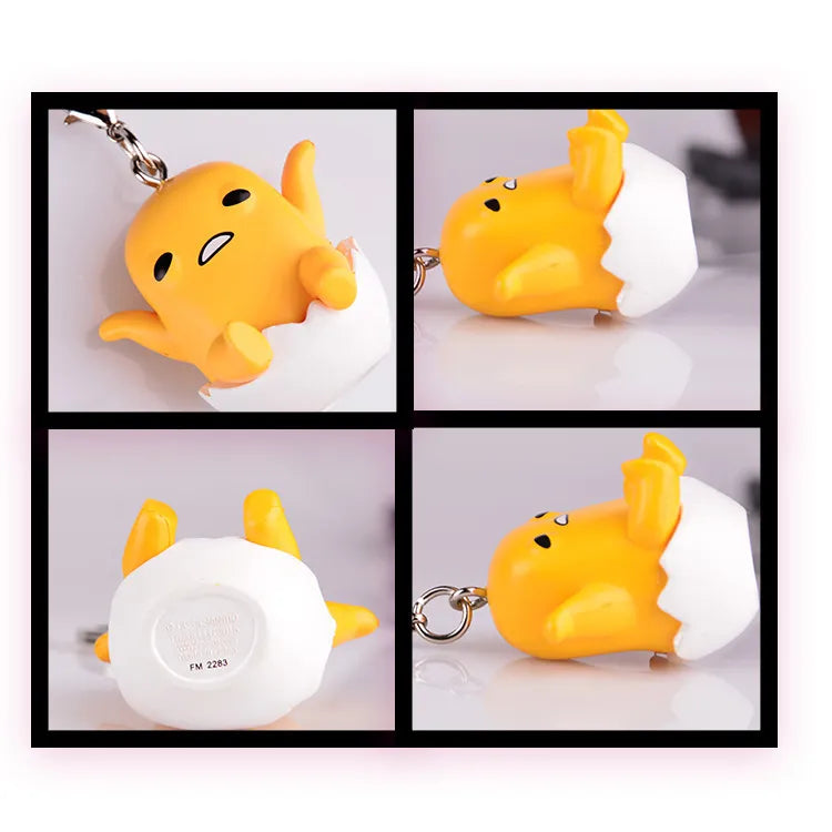 Gudetama Keychain The Lazy Egg Yolk Figures Collection Toys 4cm